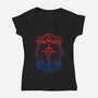 Alchemy Nouveau-womens v-neck tee-ChocolateRaisinFury