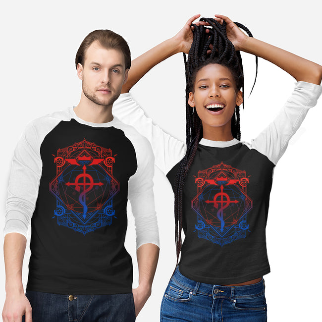 Alchemy Nouveau-unisex baseball tee-ChocolateRaisinFury