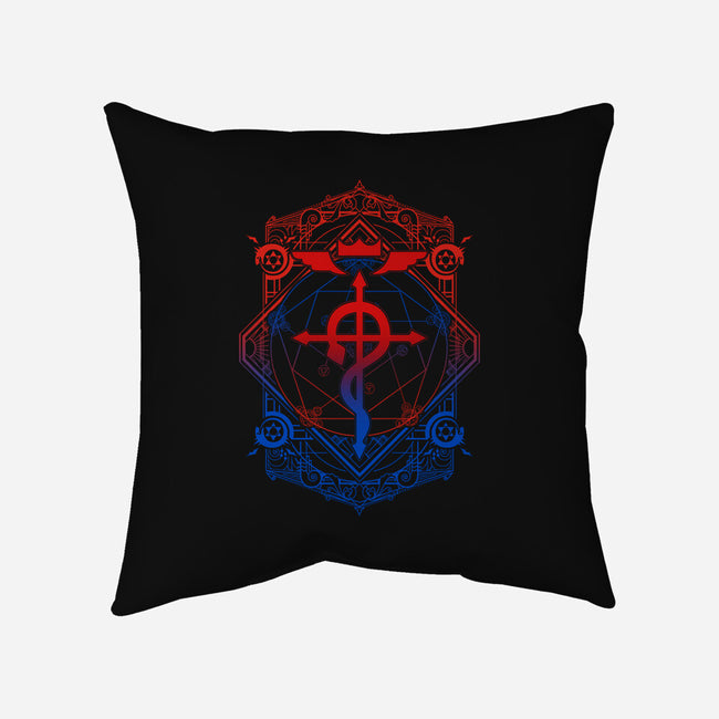 Alchemy Nouveau-none non-removable cover w insert throw pillow-ChocolateRaisinFury