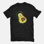Alien Avocado-unisex basic tee-DinoMike