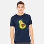 Alien Avocado-mens heavyweight tee-DinoMike