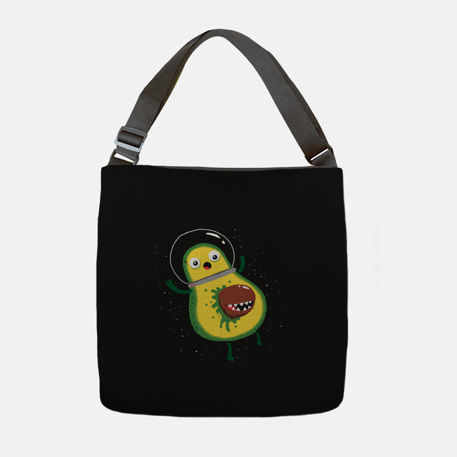 Alien Avocado-none adjustable tote-DinoMike