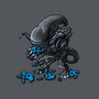Alien Eats Alien-none memory foam bath mat-Letter_Q