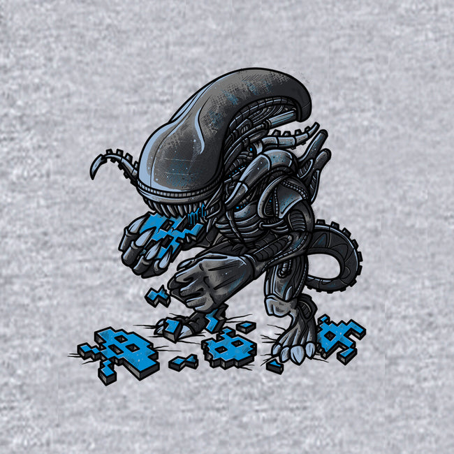 Alien Eats Alien-dog basic pet tank-Letter_Q