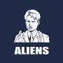 Aliens-none removable cover w insert throw pillow-BrushRabbit