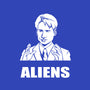 Aliens-none removable cover w insert throw pillow-BrushRabbit