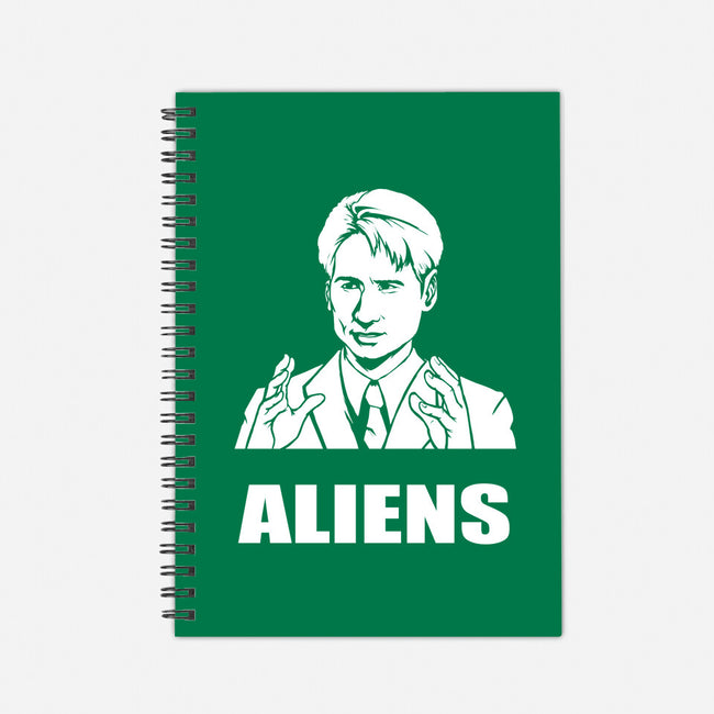 Aliens-none dot grid notebook-BrushRabbit