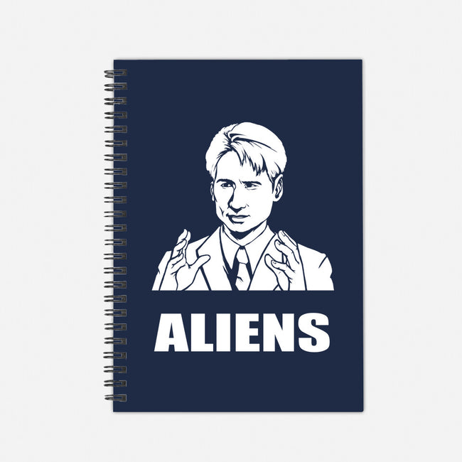 Aliens-none dot grid notebook-BrushRabbit