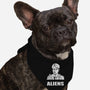 Aliens-dog bandana pet collar-BrushRabbit