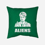 Aliens-none removable cover w insert throw pillow-BrushRabbit