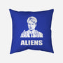 Aliens-none removable cover w insert throw pillow-BrushRabbit