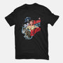Aliens Gave My Cat a Beard-mens heavyweight tee-Steven Rhodes