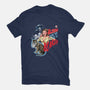 Aliens Gave My Cat a Beard-mens heavyweight tee-Steven Rhodes