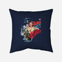 Aliens Gave My Cat a Beard-none removable cover w insert throw pillow-Steven Rhodes