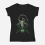 Alien's Nightmare-womens v-neck tee-Harantula