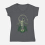 Alien's Nightmare-womens v-neck tee-Harantula