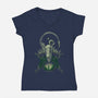 Alien's Nightmare-womens v-neck tee-Harantula