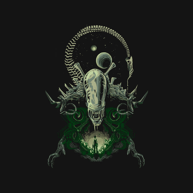 Alien's Nightmare-womens v-neck tee-Harantula