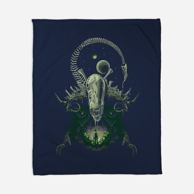 Alien's Nightmare-none fleece blanket-Harantula