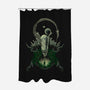 Alien's Nightmare-none polyester shower curtain-Harantula