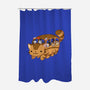 All Aboard-none polyester shower curtain-kpcomix