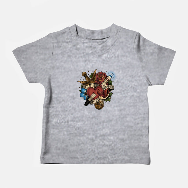 All of Time and Space Tattoo-baby basic tee-MeganLara
