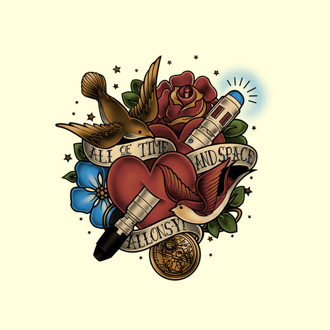 All of Time and Space Tattoo-womens basic tee-MeganLara