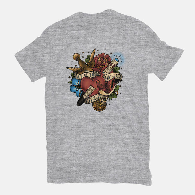All of Time and Space Tattoo-womens fitted tee-MeganLara