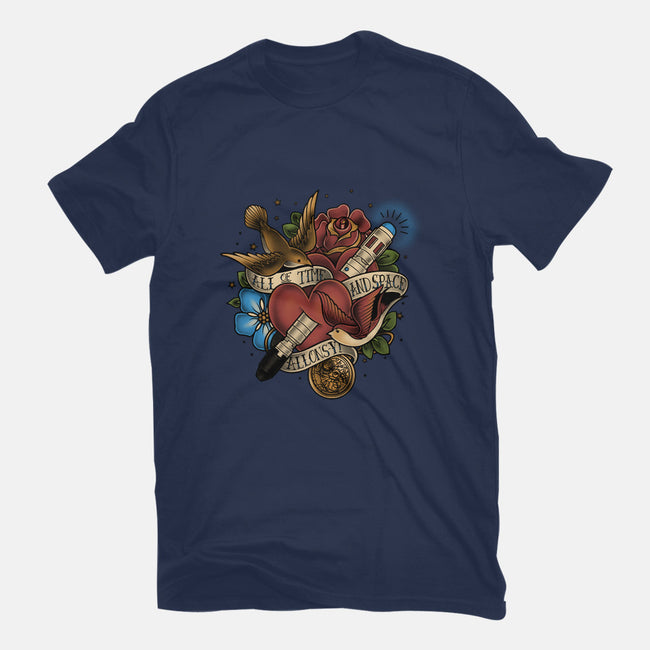 All of Time and Space Tattoo-mens heavyweight tee-MeganLara