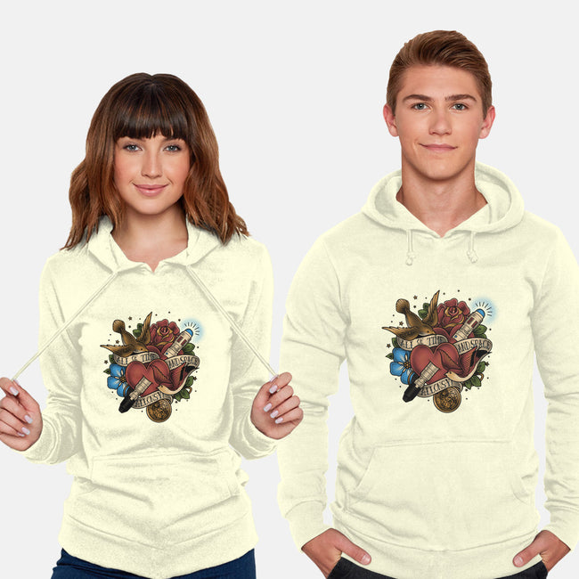 All of Time and Space Tattoo-unisex pullover sweatshirt-MeganLara