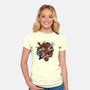 All of Time and Space Tattoo-womens fitted tee-MeganLara