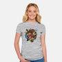 All of Time and Space Tattoo-womens fitted tee-MeganLara