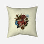 All of Time and Space Tattoo-none removable cover w insert throw pillow-MeganLara