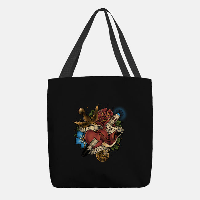 All of Time and Space Tattoo-none basic tote-MeganLara