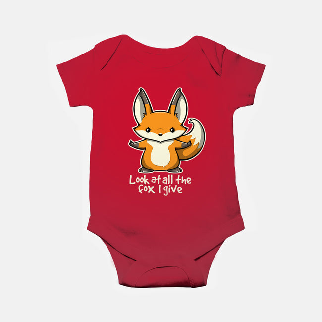 All The Fox-baby basic onesie-Licunatt