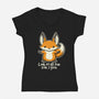 All The Fox-womens v-neck tee-Licunatt