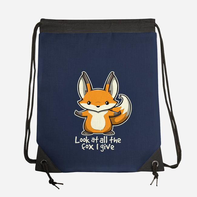 All The Fox-none drawstring bag-Licunatt