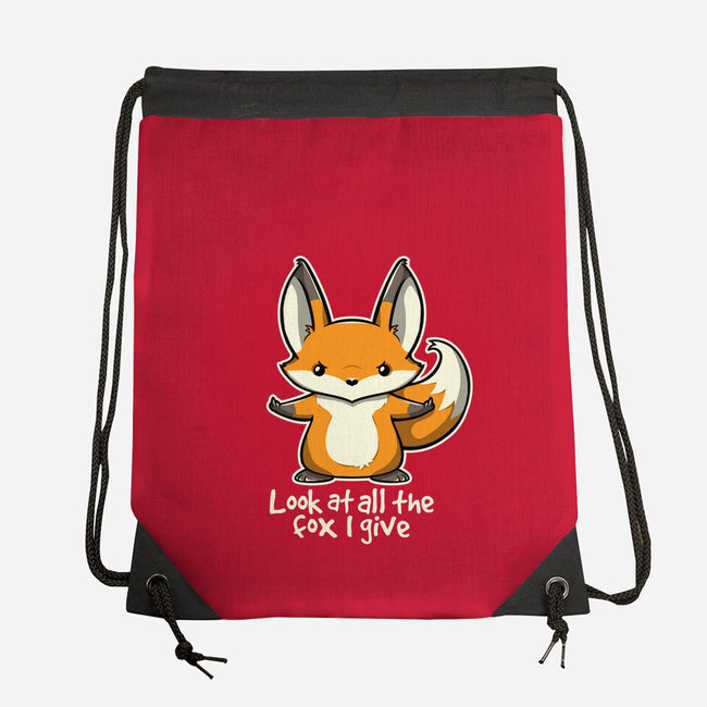 All The Fox-none drawstring bag-Licunatt