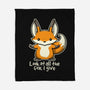 All The Fox-none fleece blanket-Licunatt