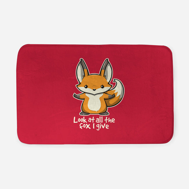 All The Fox-none memory foam bath mat-Licunatt