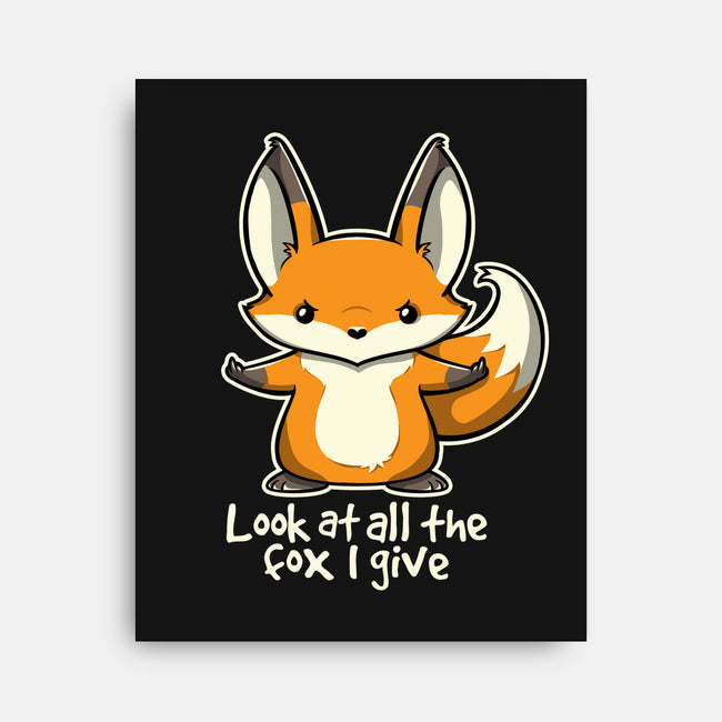All The Fox-none stretched canvas-Licunatt
