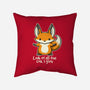 All The Fox-none removable cover w insert throw pillow-Licunatt