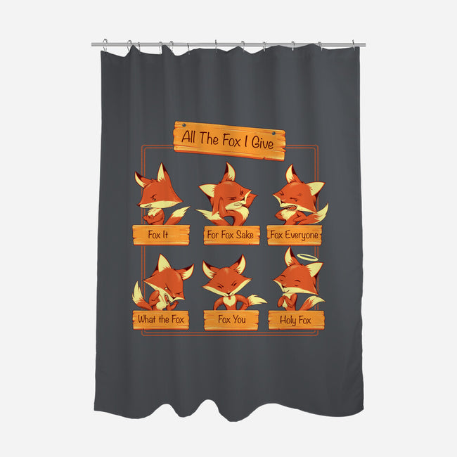 All The Fox I Give-none polyester shower curtain-tobefonseca
