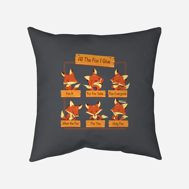 All The Fox I Give-none removable cover w insert throw pillow-tobefonseca