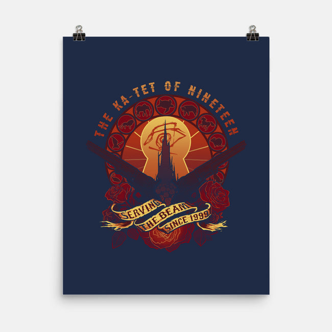 All Things Serve the Beam-none matte poster-MeganLara