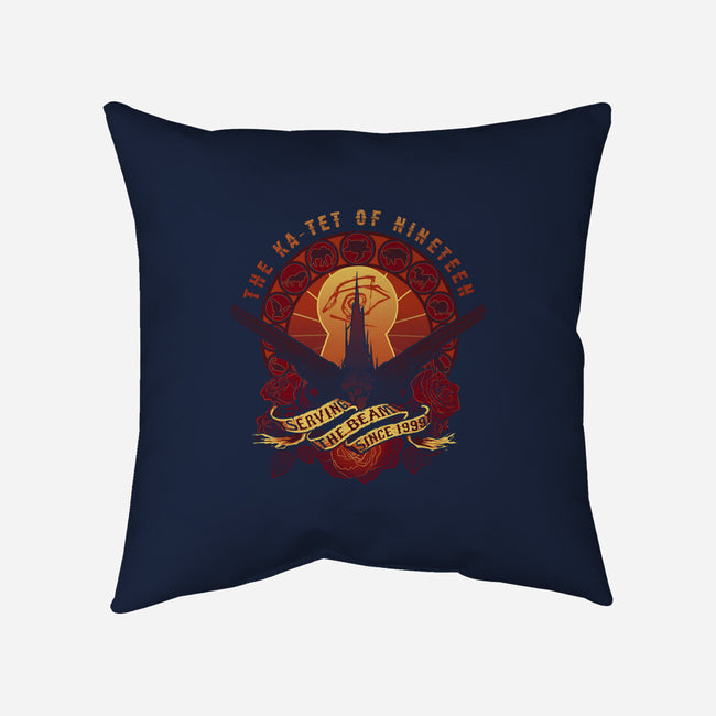 All Things Serve the Beam-none removable cover throw pillow-MeganLara