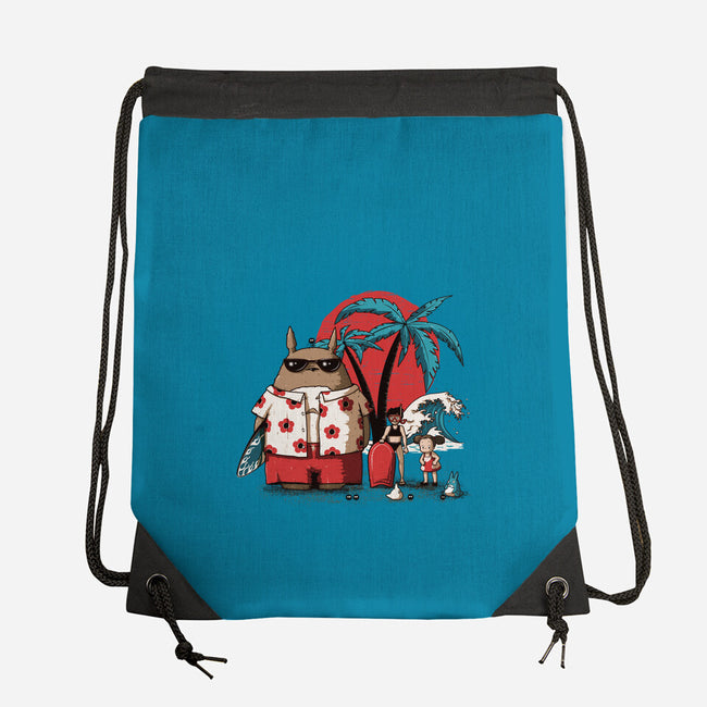Aloha Neighbor-none drawstring bag-ducfrench