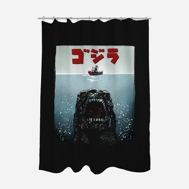 Alpha Predator-none polyester shower curtain-ninjaink