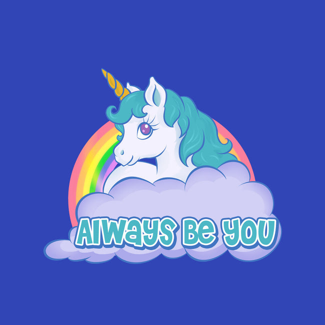 Always Be You-none removable cover throw pillow-Ellador