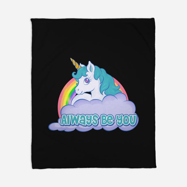 Always Be You-none fleece blanket-Ellador